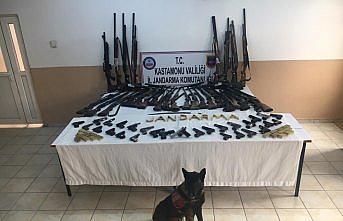 Kastamonu'da ruhsatsız silahları 