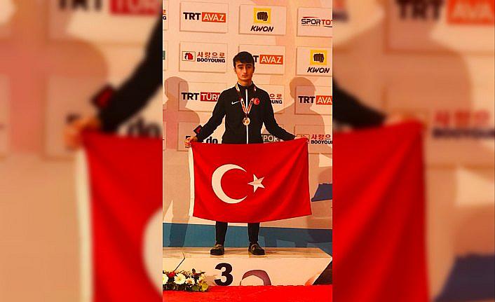 Kavaklı tekvandocu Arslan Demir, bronz madalya kazandı