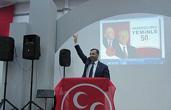 Kavak'ta MHP'nin kuruluşunun 50. yılı kutlandı