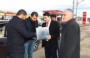 Kaymakam Yenidünya yol kontrolüne katıldı