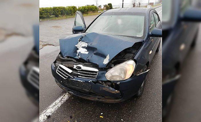 Maça giden hakemler kaza yaptı: 4 yaralı