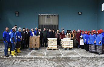 Mehmetçik'e 250 kilo pestil ve köme