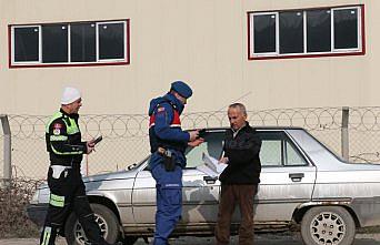 Mudurnu'da trafik uygulaması