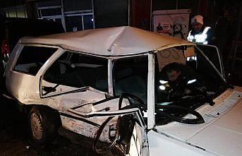 Ordu'da minibüs ile otomobil çarpıştı: 4 yaralı