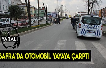 OTOMOBİL YAYAYA ÇARPTI