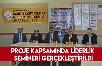 Proje Kapsamında Liderlik Semineri Gerçekleştirildi