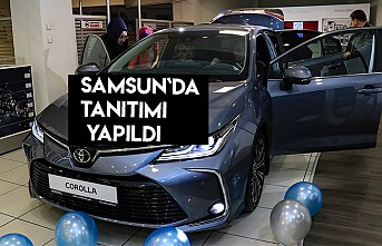 Samsun'da 12. nesil Toyota Corolla'nın tanıtımı yapıldı