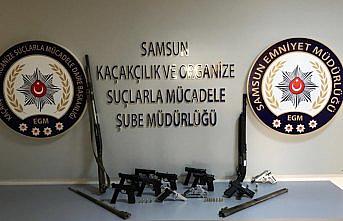 Samsun merkezli silah kaçakçılığı operasyonu: 4 gözaltı