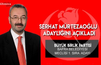 H. Serhat Mürtezaoğlu BBP`den meclis üyesi adayı oldu