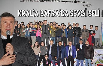 Tanju Çolak`a Bafra`da sevgi seli