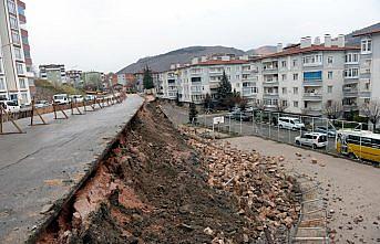Tokat'ta sitenin istinat duvarı çöktü