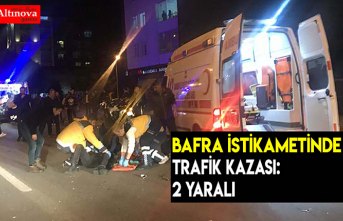 Trafik kazası: 2 yaralı