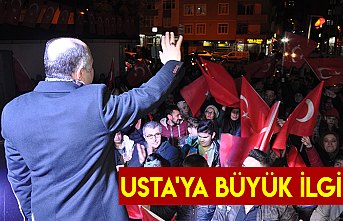 Usta'ya büyük ilgi