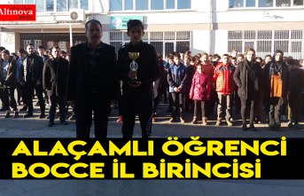 ALAÇAMLI ÖĞRENCİ BOCCE İL BİRİNCİSİ