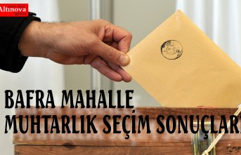 BAFRA MUHTAR SEÇİM SONUÇLARI