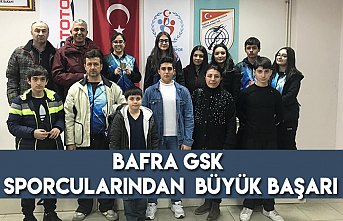 BAFRA GSK SPORCULARINDAN  BÜYÜK BAŞARI
