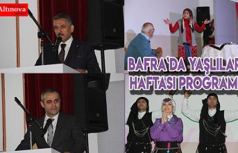 Bafra`da yaşlılar haftası programı