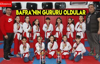 Bafra’nın gururu oldular