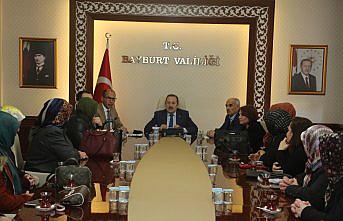 Bayburt Valisi Pehlivan, kadın girişimcilerle bir araya geldi