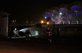 Bolu'da doğal gaz dolum tesisinde yangın