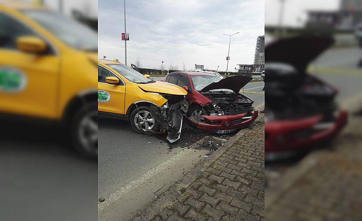Çaykur Rizesporlu futbolcunun eşi kaza yaptı