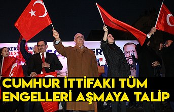 Cumhur İttifakı tüm engelleri aşmaya talip"
