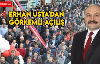 Erhan Usta'dan görkemli açılış