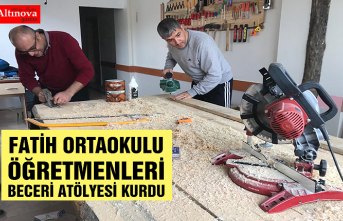 FATİH ORTAOKULU ÖĞRETMENLERİ BECERİ ATÖLYESİ KURDU