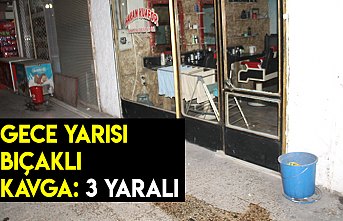 Gece yarısı bıçaklı kavga: 3 yaralı