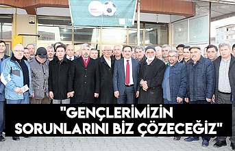 "Gençlerimizin sorunlarını biz çözeceğiz"