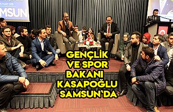 Gençlik ve Spor Bakanı  Kasapoğlu Samsun`da
