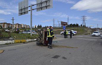 Karabük'te trafik kazası: 2 yaralı
