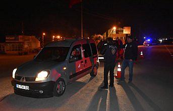 Kaymakam Arabacı uygulama noktasını denetledi