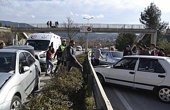 Kazaya bakarken kaza yaptılar