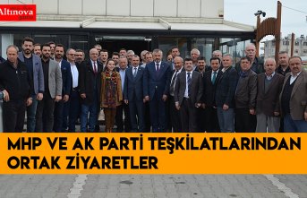 MHP VE AK PARTİ TEŞKİLATLARINDAN ORTAK ZİYARETLER