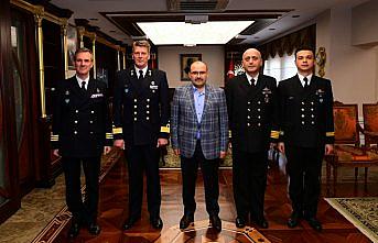 NATO gemi komutanlarından Ustaoğlu'na ziyaret