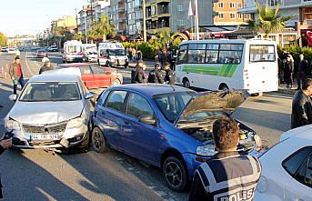 Ordu'da zincirleme trafik kazası: 4 yaralı