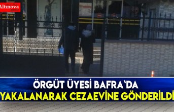ÖRGÜT ÜYESİ BAFRA`DA YAKALANDI