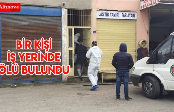 Samsun'da bir kişi iş yerinde ölü bulundu