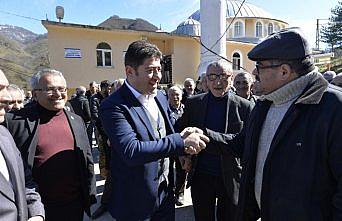 Tören mahalle ziyaretlerinde bulundu