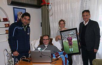 Trabzonspor'dan eski futbolcu İsmail Gökçek'e ziyaret