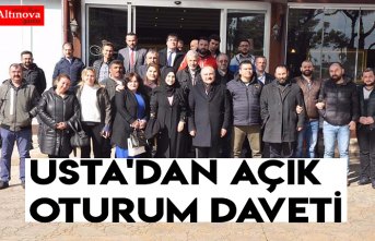 USTA'DAN AÇIK OTURUM DAVETİ