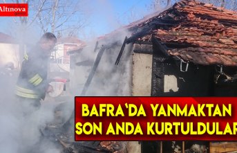 YANMAKTAN SON ANDA KURTULDULAR