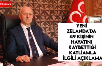 Yeni Zelanda'da 49 kişinin hayatını kaybettiği katliamla ilgili açıklama