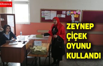 ZEYNEP ÇİÇEK OYUNU KULLANDI