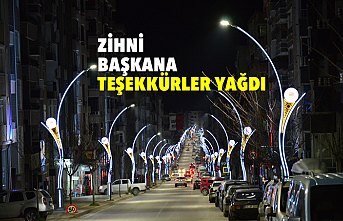 ZİHNİ BAŞKANA TEŞEKKÜRLER YAĞDI