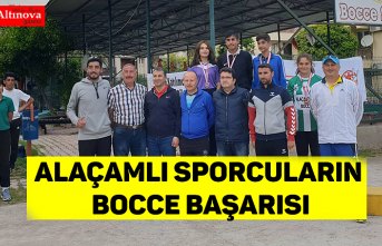 Alaçamlı sporcuların bocce başarısı