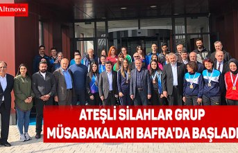 Ateşli silahlar grup müsabakaları Bafra'da başladı 