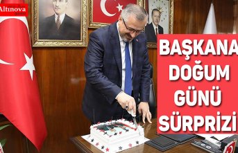 Bafra Belediye Başkanına Doğum Günü Sürprizi