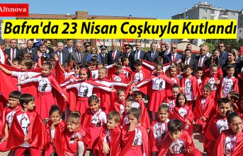 Bafra'da 23 Nisan Coşkuyla Kutlandı